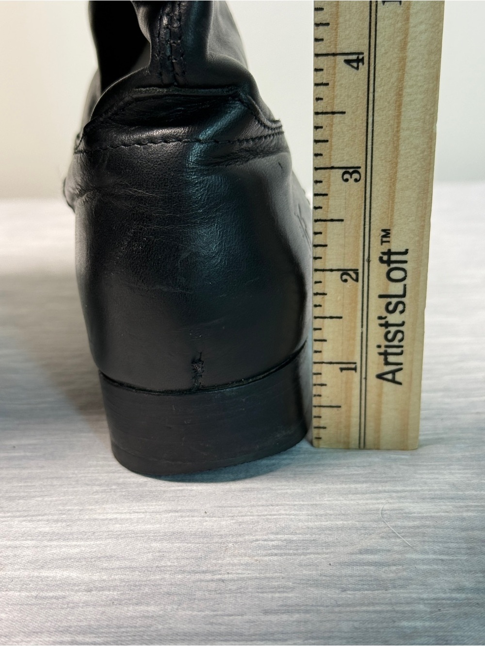 Frye Melissa Button Tall Black Leather Riding Boots Sz 7 - Picture 11 of 11